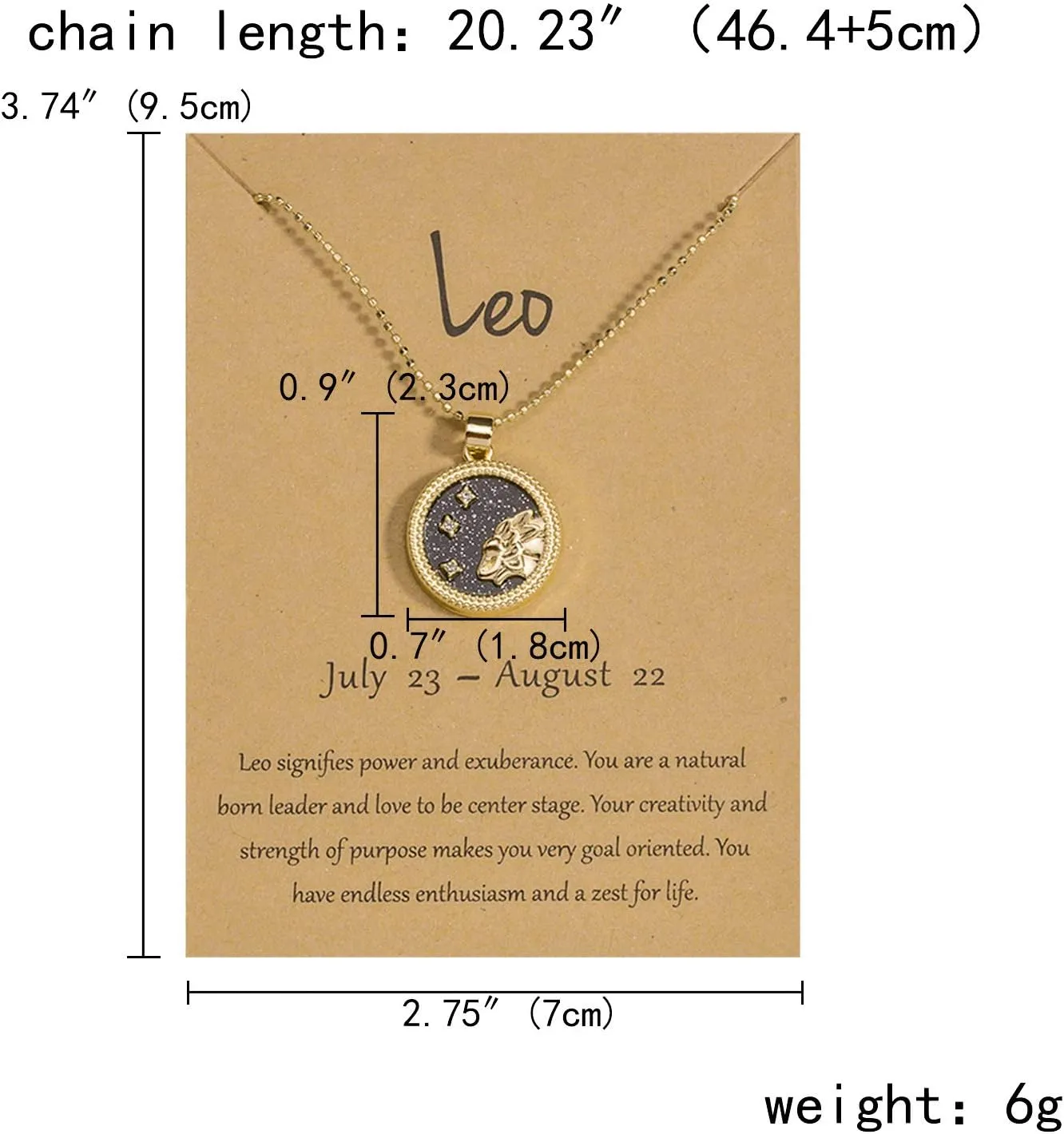 2 Pcs Zodiac Coin Necklace 12 Constellation Bright Day and Black Night 14K Gold Plated Round Pendant Astrology Horoscope Necklace Gift for Women