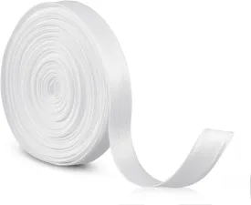 393.7 Inches corset lacing Women's Tie Back for Wedding Bridal Gown Lace Up Corset Satin Adjustable Dress Sash Cord Replacement Zipper or Buttons Belt Accessories, White