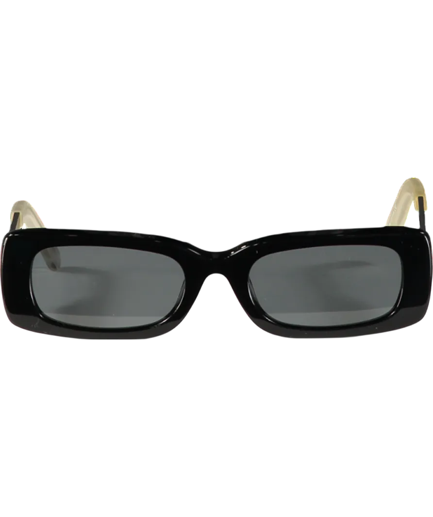 a better feeling Metallic Chroma Titanium Rectangular Sunglasses