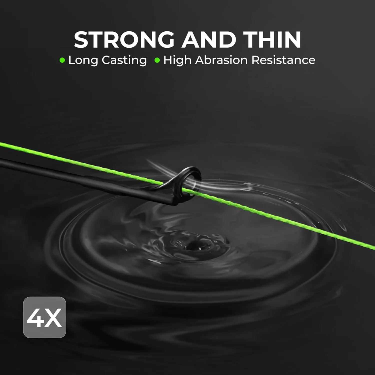 KastKing Superpower ColorShield Braided Fishing Line - Colorfast Braided Line, 100% Solution Dyed UHMWPE Fiber, Smooth & Strong Superline, Near Zero Stretch, Sensitive, High Abrasion Resistance