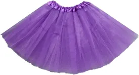 Kids Tutu Skirts 3 Layered Tulle, Fit Most 4-11 yrs Little & Big Girls for Dance Party Costume