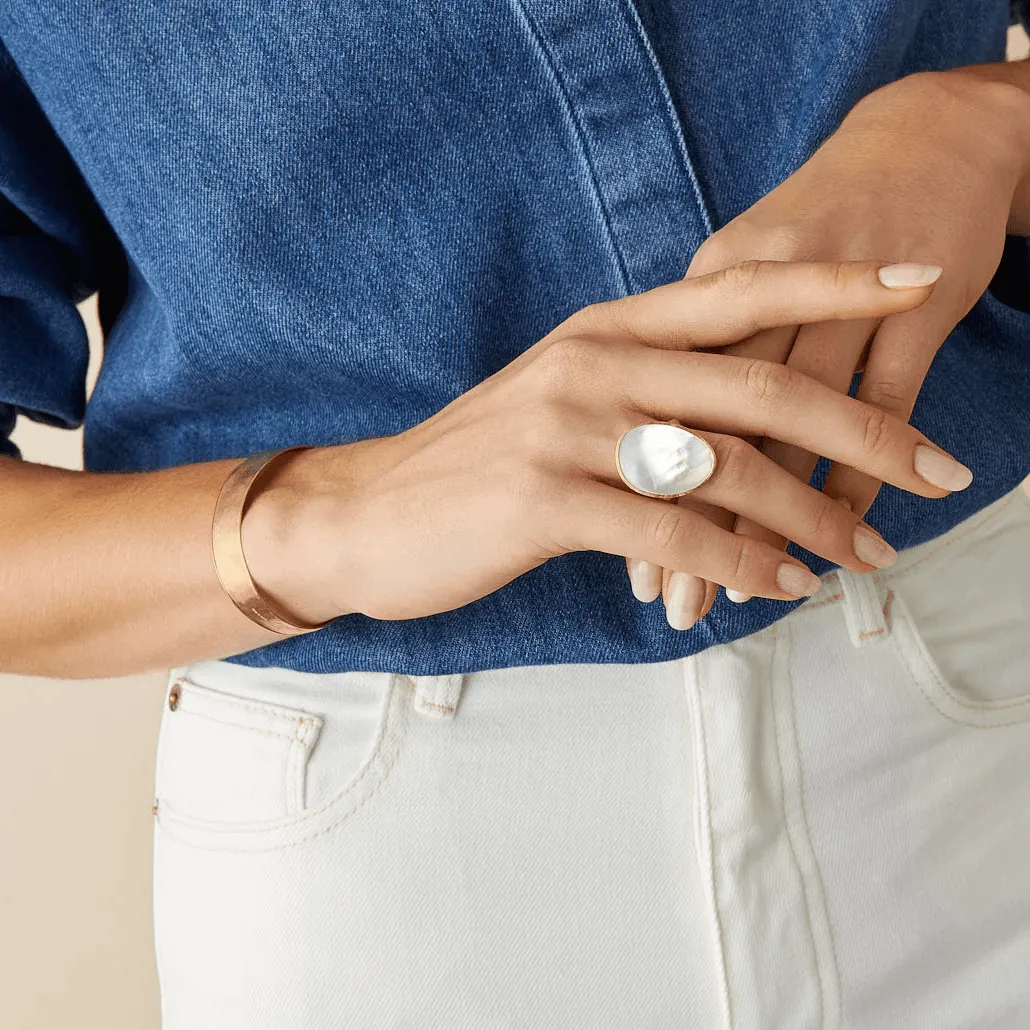 Marco Bicego Lunaria Bangle Medium 18k Gold