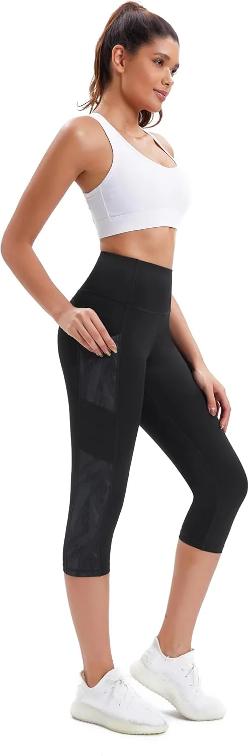 Neonysweets Women's Workout Leggings Phone Pocket Running Yoga Pants
