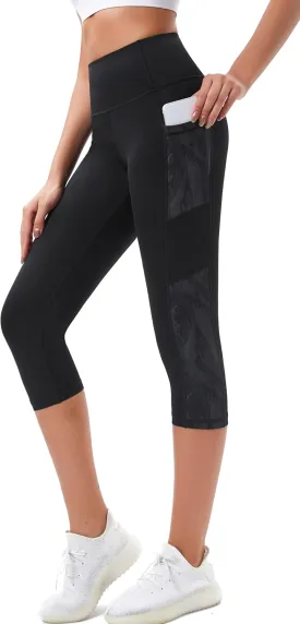 Neonysweets Women's Workout Leggings Phone Pocket Running Yoga Pants