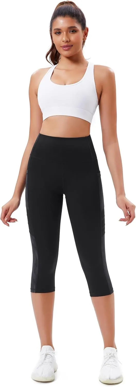 Neonysweets Women's Workout Leggings Phone Pocket Running Yoga Pants