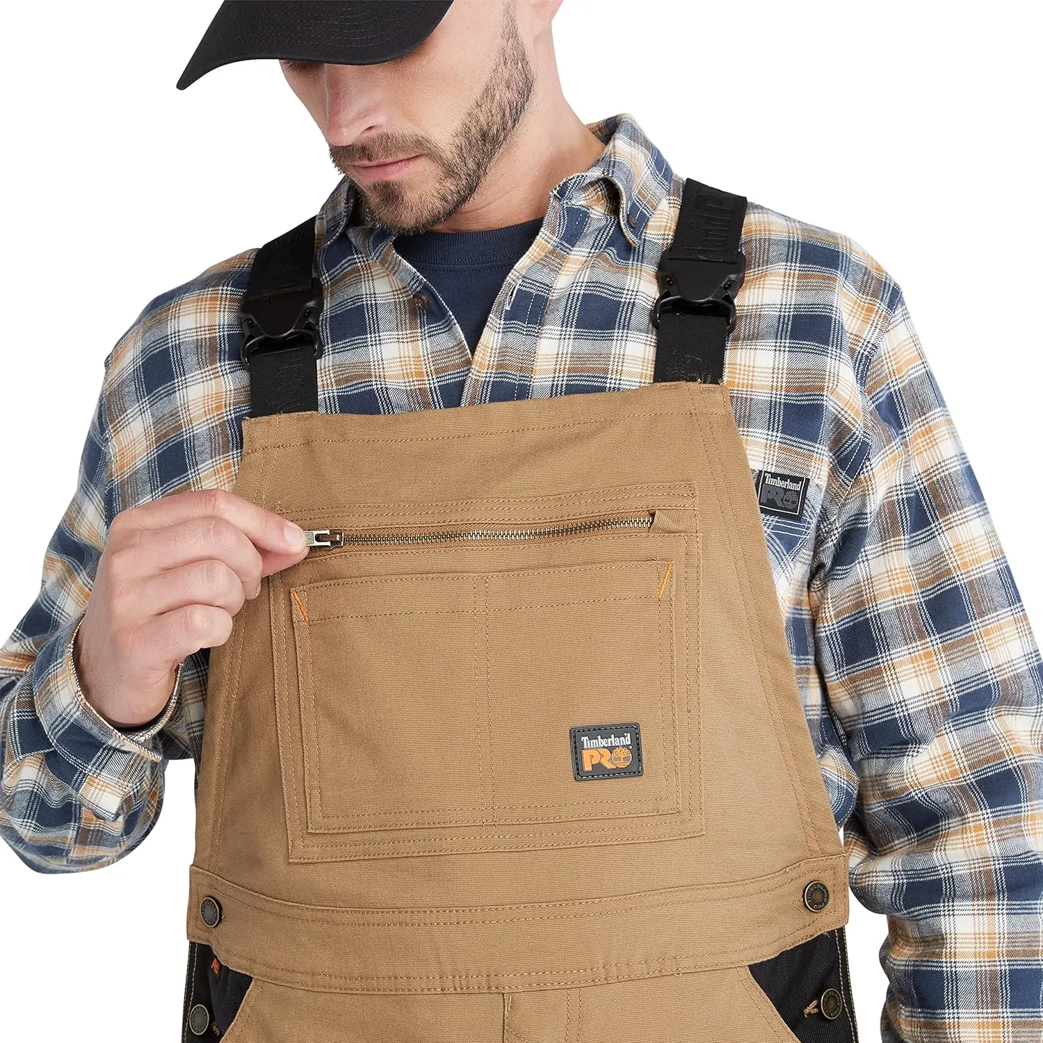 Timberland Men's Ironhide Flex Bib Overalls