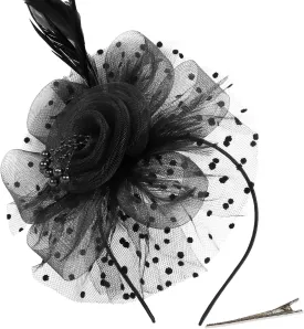 WOVOWOVO Women's Fascinators Hats Fascinators for Women Tea Party Cocktail Wedding Headwear Headband for Women Girls