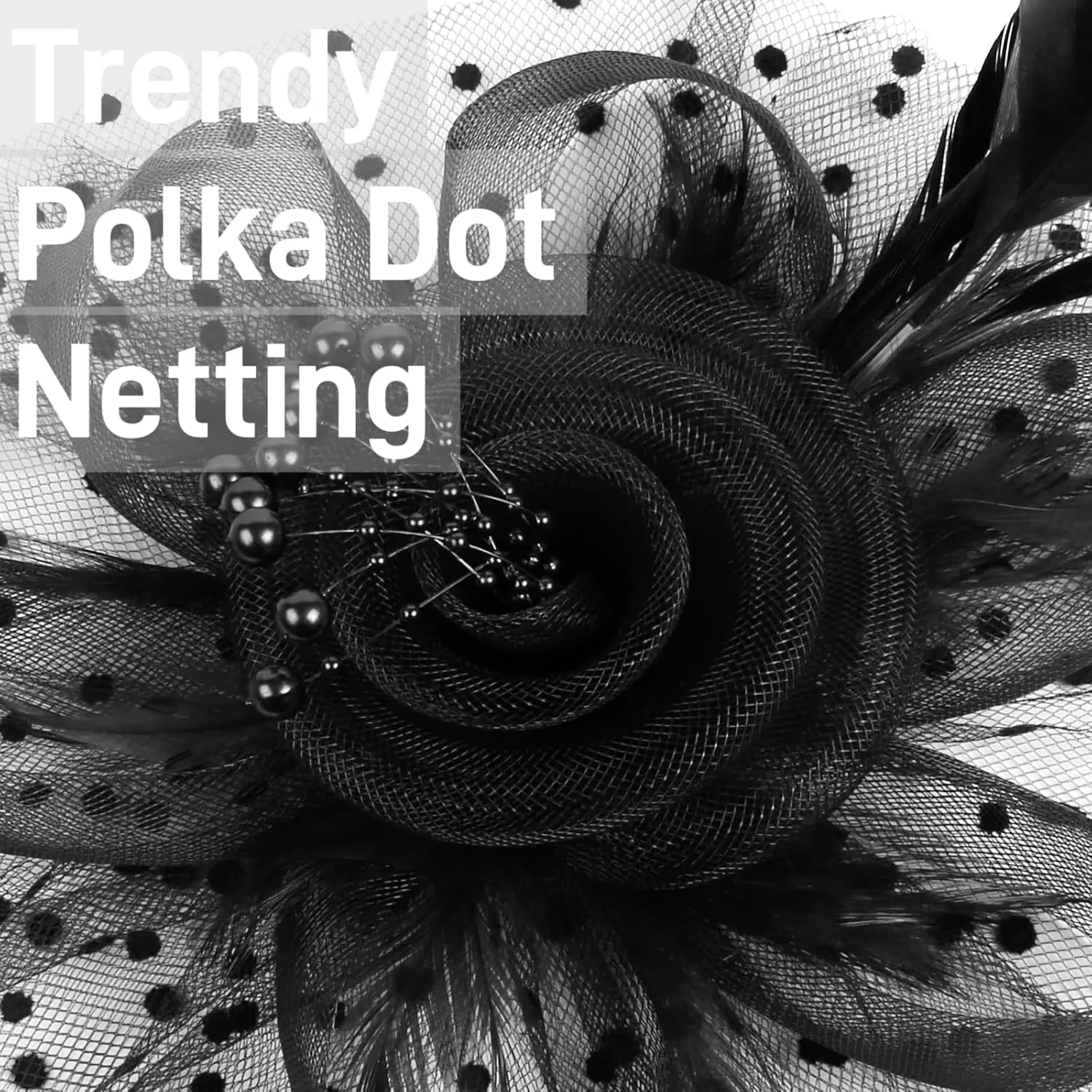 WOVOWOVO Women's Fascinators Hats Fascinators for Women Tea Party Cocktail Wedding Headwear Headband for Women Girls