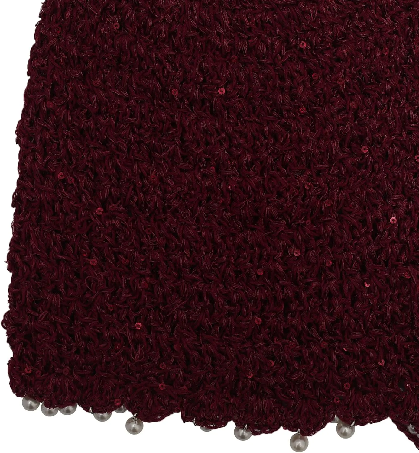 ZLYC Women Cotton Crochet Slouchy Beanie Hat with Tassel Handmade Knit Skull Cap